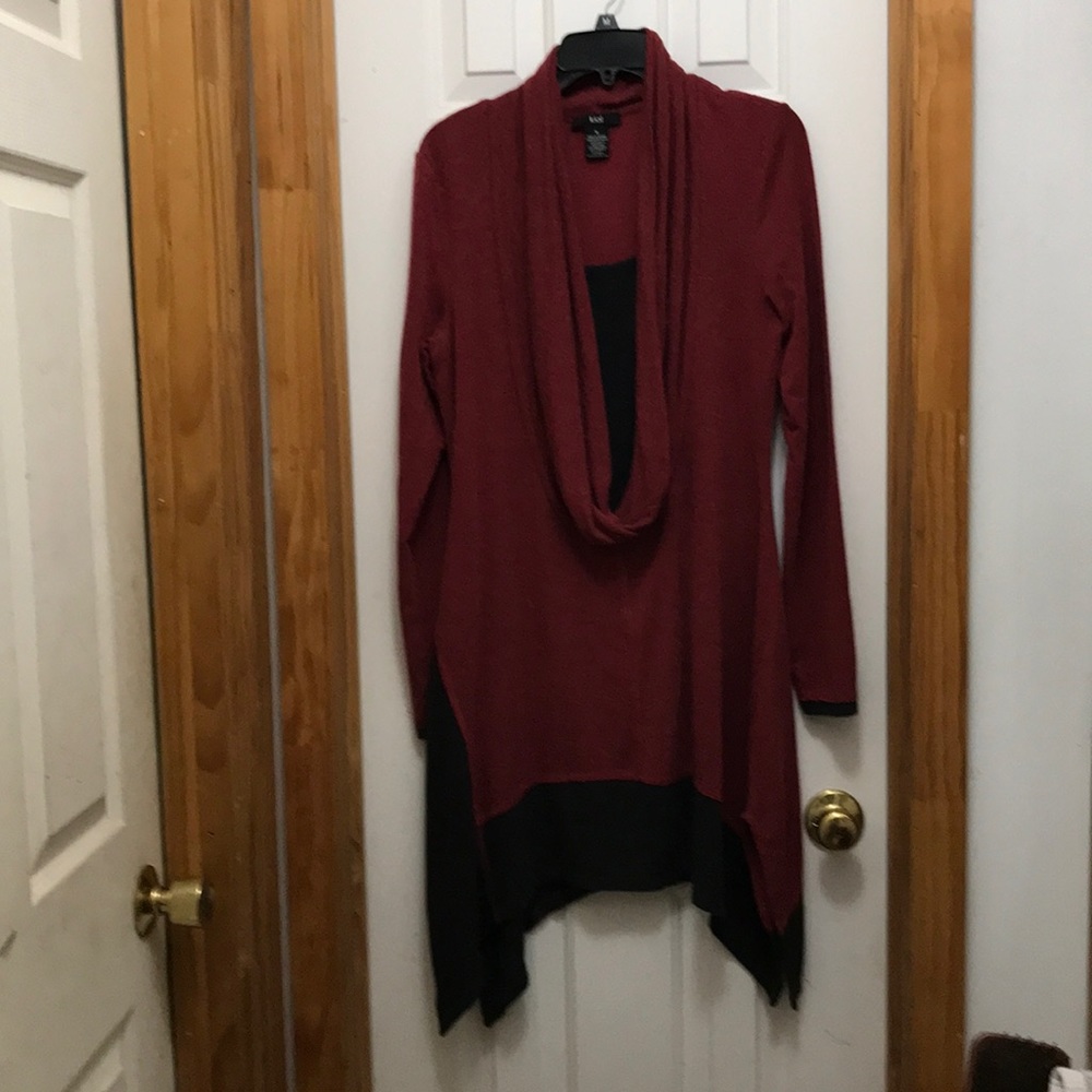 Cowl neck tunic
